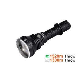 Acebeam L19 GREEN LED Flashlight -2200 Lumens 1520 meter throw w/Free 20A battery