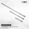 uxcell 1/4" Drive Impact Extension Bar 3" 6" 10" Chrome