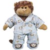 Blue Monkey Pajamas w/Slippers Teddy Bear Clothes Fits Most 8"-10"