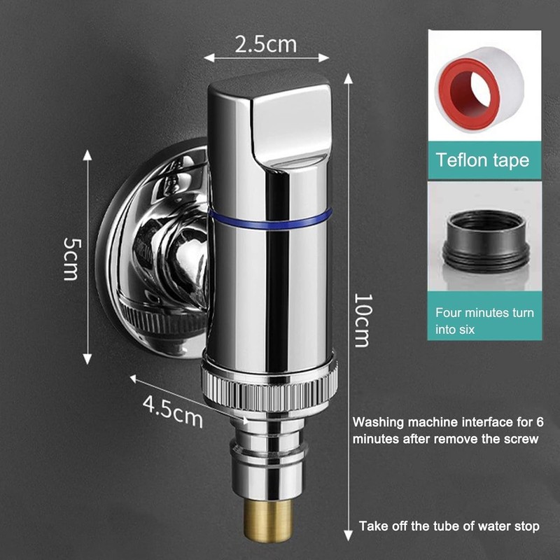Washing Machine/Basin Water Stop Valve, Automatic Water Stop Washing Machine,