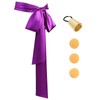 5PCS Princess Costume for Women Purple Sash Belt Ponytail Cuff