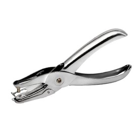Paper Punch 1 Hole SUPERTOOL Drilling Paper Punch Pliers Metal Single Round Hand Held Paper Puncher for DIY Craft Paper Notbook (3mm 1/8")