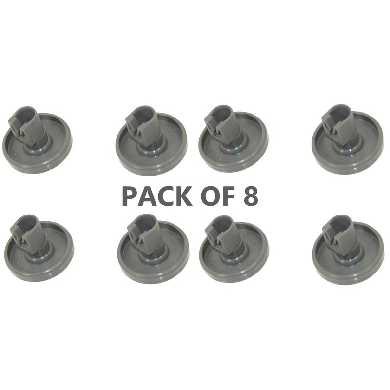 Find A Spare Dishwasher Lower Basket Wheel 8 Pack For