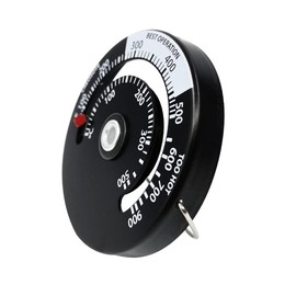 VOANZO Magnetic Log Burner Stove Thermometer for Stoves Surface and Flue Pipe