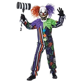California Costumes Funhouse Fiend Clown Boy's Costume, Large