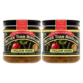 Better Than Bouillon Culinary Collection Base, Italian Herb Base, Contains 38 Servings Per Jar, 8-Ounce Glass Jar (Pack of 2)