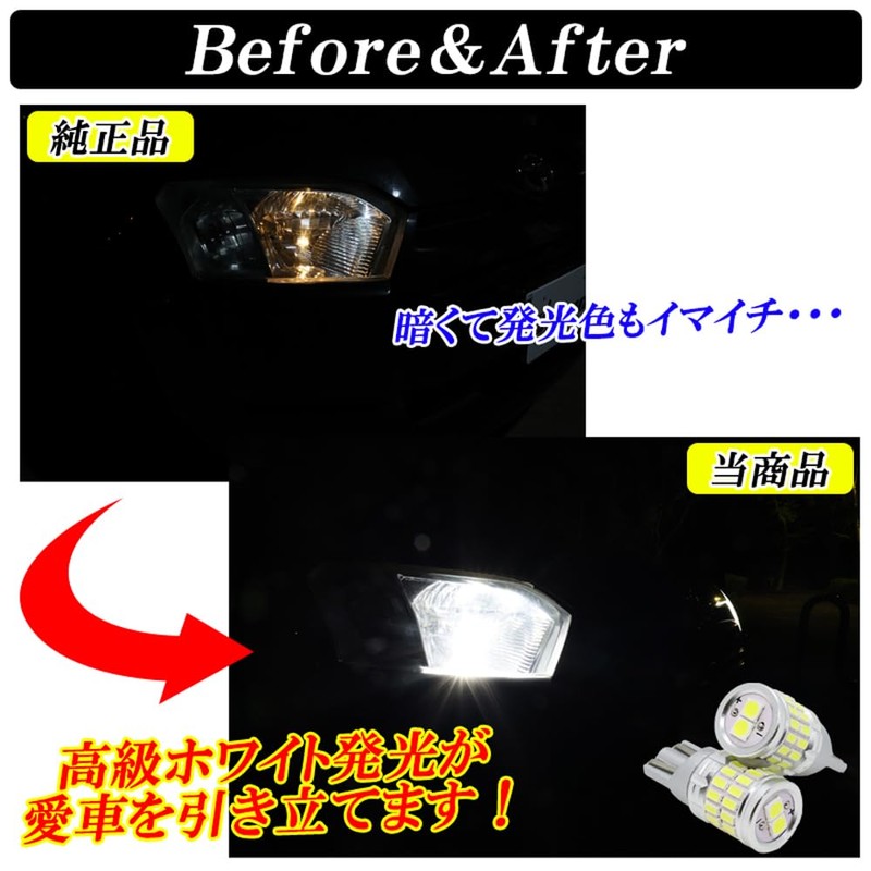 DSIC T10 LED Position Lamp, Explosive Light, 1,000 LM, White,