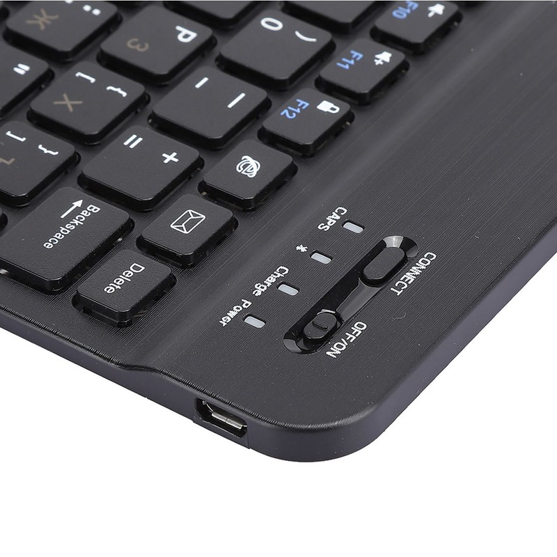 Russian 10.1" Slim Ultra Wide Wireless 80‑key Keyboard Bluetooth 3.0