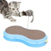 Pet Cat Kitten Corrugated Paper Scratching Board Pad Scratcher Toy