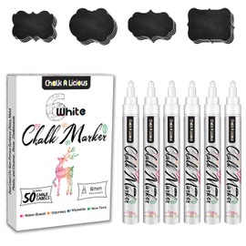 Chalk Markers Pack Of 6 6mm