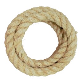 SGT KNOTS Cat Scratch Post Rope - Natural, Twisted Sisal Rope for Cat Scratching (1/4", 1/2")