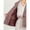 Allegra K Women's Notched Lapel One Button Boyfriend Blazer Suit