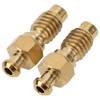 2Pcs Disc Brake Bleeder Screw Titanium Alloy M6 Rust Resistance