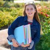 Pack of 2 A4 Document Folders, Folder with 5 Compartments,