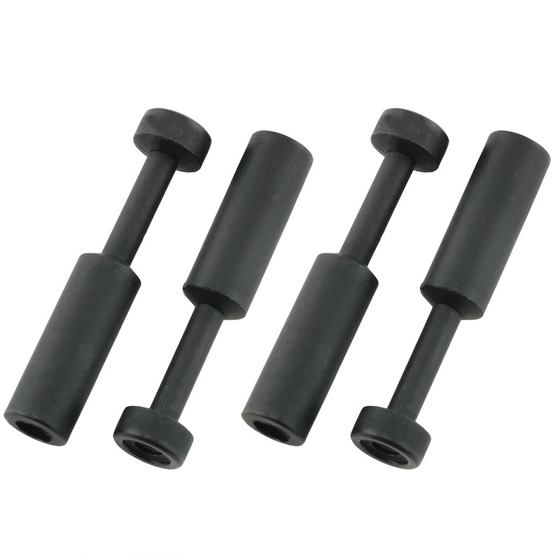 HJGarden 10PCS 1/4 Inch Push-to-Connect Fitting Plug, Pneumatic Connector Pipe