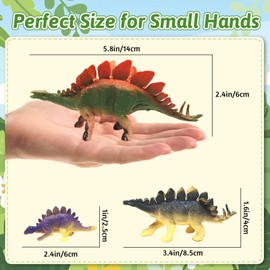 KutaKuta Dinosaur Toys for Boys Gifts - 45 Pieces Dinosaurs Figures Playset Toys for Kids Age 3 - 8, Dinosaur Figures Birthday Gifts for Toddler Boys & Girls Christmas Birthday Gift