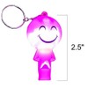 ArtCreativity Light Up Keychains for Kids with Whistles, Set of