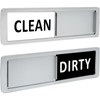 Clean Dirty Sign, Non-Scratching/Super Strong Soft with Double-Sided Adhesives/Easy to