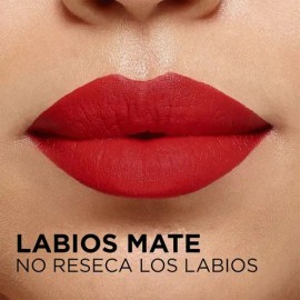 Labial Color Riche Intense Volume Matte L'oréal Paris Acabado Mate Color 103 BLUSH AUDACE