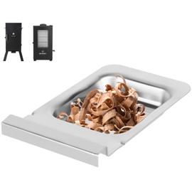 DcYourHome Stainless Steel Replacement Wood Chip Tray for Masterbuilt 30 and 40 Inch Digital Electric Smoker, Wood Chip Box Parts for 9007140023 Masterbuilt Electric Smoker Accessories,7.5''L X 4.5''W