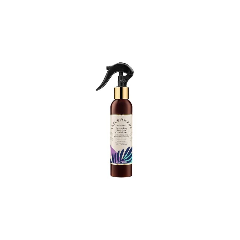 Fable & Mane Detangling Leave-In Conditioner, with UV Heat Protection
