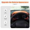 TOYCIDFG Dashboard Center Console Frame Cover Trim Compatible with Ford