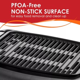 Elite Gourmet EGL-3450# Smokeless Electric Tabletop Grill Nonstick, 5-Serving