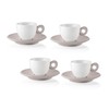 Guzzini - Everyday Set of 4 Espresso Cups with Saucers