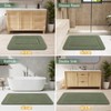 LOCHAS Bathroom Runner Rug, 24" x 60" Long Bath Rug,