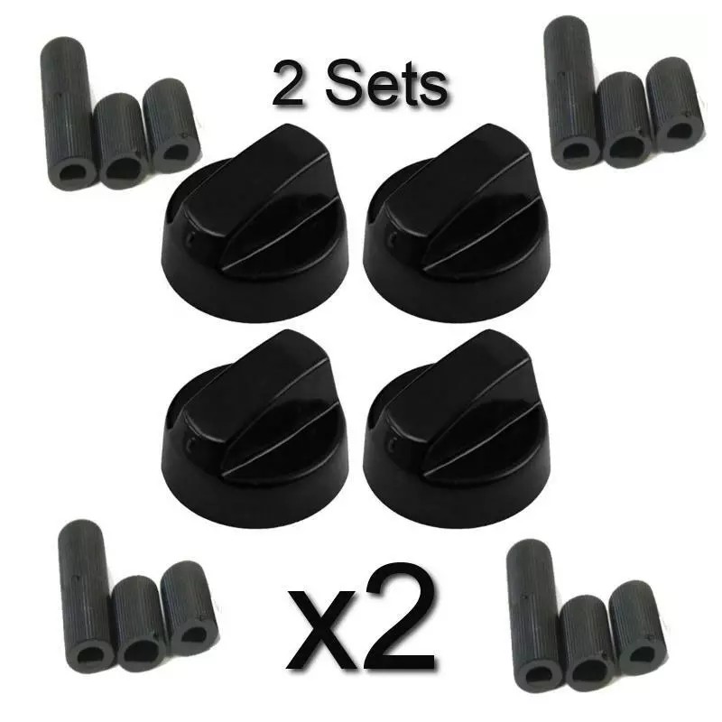 Universal Control Knob Black Stove Switch Knob for Campers &