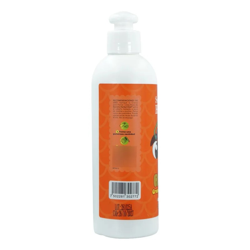 Crema Para Peinar Kids Rizos Secreto Herbal 240ml