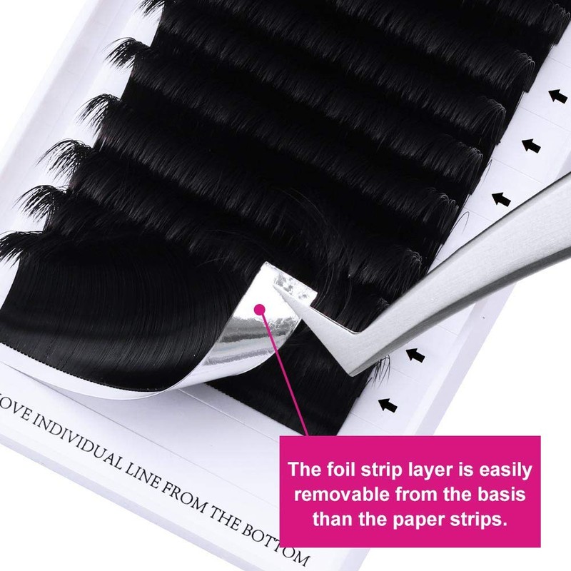 Fadlash Self-Fanning Eyelashes, Easy Fan Lashes, 0.07 D Curl Eyelash