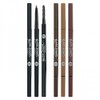 HOLIKAHOLIKA Wonder Drawing Skinny Eyebrow 4 Color 0.05g, Color:#01. Ash Black