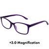 Birdz Eyewear BPA-Free Reading Glasses – Royal Purple Soft-Touch Frame,