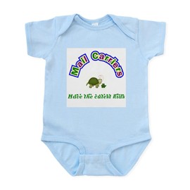 CafePress Mail Carrier Infant Bodysuit Cute Infant Bodysuit Baby Romper Sky Blue