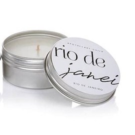 Zodax Rio DE Janeiro Apothecary Guild Tin Scented 3 oz Jar Candle