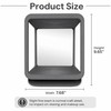 ChicReflect Non Reversing Mirror True Reflection Vanity Mirror, 90° Rotatable