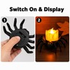 Halloween LED Spider Pumpkin Candle Light – Plastic Lamp for