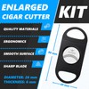 roygra Cigar Cutter, Enlarge 65 Ring Fit Almost Cigar Sizes,