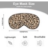 UNIMI 2PK Travel Nap Flight Leopard Print Lightweight Sleeping Sleep