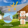 SUNLAX Heavy Duty Sun Shade Rectangle Canopy Sail Shade Cover