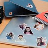 Demon-Slayer Stickers, 200pcs Demon-Slayer Stickers, Demon-Slayer Anime Stickers for Laptop