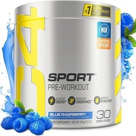 Cellucor C4 Sport Pre-Workout Powder – Fruit Punch, NSF Certified, Sugar-Free, 30 Servings | Energy, Endurance & Muscle Support