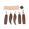 Walnut Wood Carving Knife Non Slip Comfortable Wood Carving Whittling
