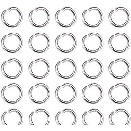 Angel Malone ® Super Strong Steel Jump Rings Jewellery Making Findings - UK SELLER (100pcs 6mm x 1mm)