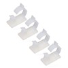 100Pcs Cable Management Clip Adjustable Adhesive PA66 Nylon Cord Organizer