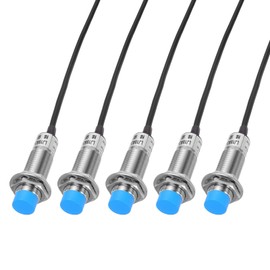 MECCANIXITY M18 Approach Sensor Inductive Proximity Sensor Switch NC Normally Close NPN 8mm Detection Distance, DC 6-36V LJ18A3-8-Z/AX, 3.3ft, 5Pcs