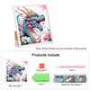 MVVMTOP Diamond Art Painting Kit, DIY Dragon 5D Special Shape