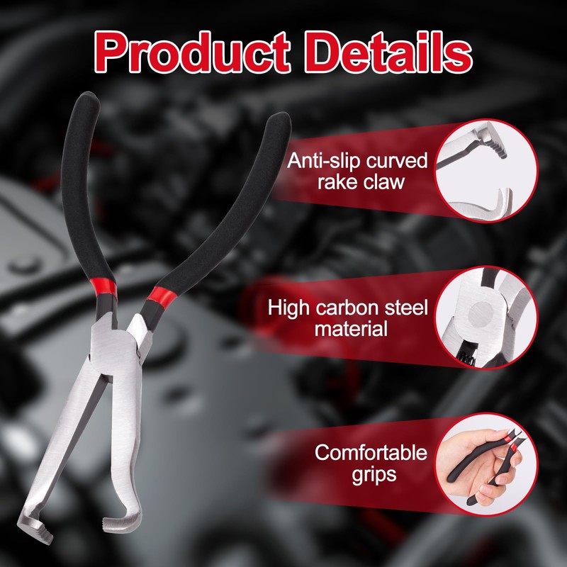 Electrical Disconnect Pliers for Cars, Automotive Electrical Connector Pliers with