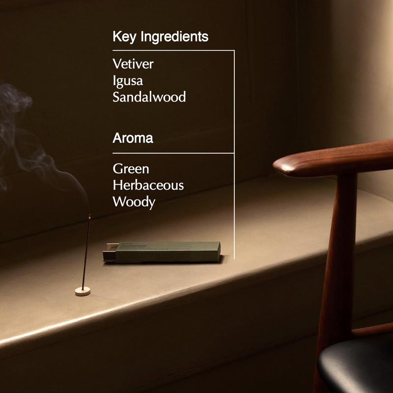 Aesop Kagerou Aromatique Incense | Earthy & Smoky Vetiver Scent